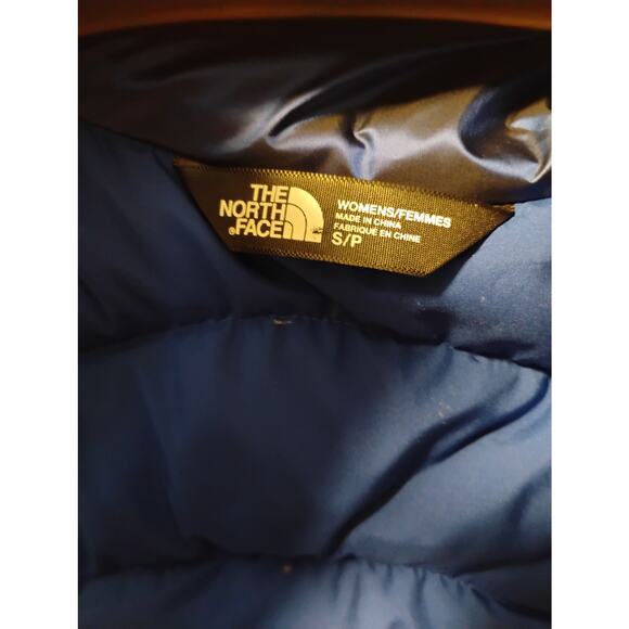 The North Face Women’s Puffer Vest 550 Down Metallic Blue Size small - Picture 4 of 4